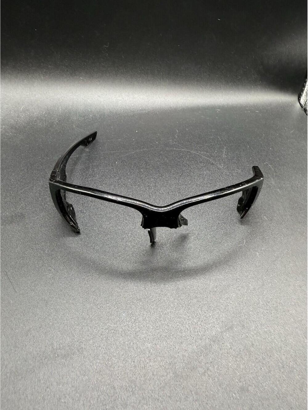 Oakley Style Switch Polished Black Upper Frame/Right Arm